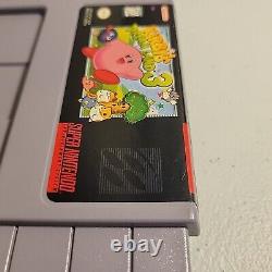 Kirby's Dream Land 3 Super Nintendo SNES Nettoyé Testé Authentique ETAT NICE ? GRATUIT
