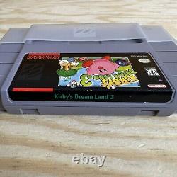 Kirby's Dream Land 3 Super Nintendo SNES Testé Authentique