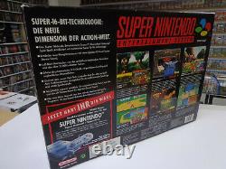 Konsole Super Nintendo Snes (vollständiges Top Set, 1 Contrôleur Et Ovp) 11242376