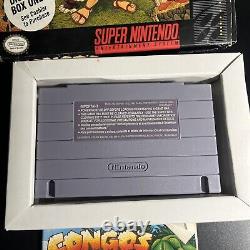 L'aventure du Congo ORIGINAL / AUTHENTIQUE Super Nintendo SNES Avec Boîte Testée
