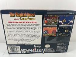 La quête magique de Mickey Mouse (Super Nintendo SNES, 1992) Complet en boîte Très bon