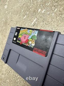 Le Rêve de Kirby 3 (Super Nintendo SNES, 1997) Testé & Fonctionnel Authentique