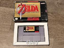 Légende de Zelda Un lien vers le passé Super Nintendo Snes Jeu + Boîte Authentique