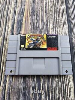 Les Cavaliers du Crépuscule Super Nintendo SNES 1993 Cartouche Authentique Seulement Testée Fonctionnelle