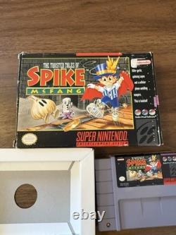 Les contes tordus de Spike McFang SUPER Nintendo SNES SANS MANUEL