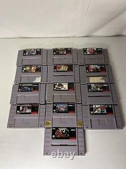 Lot 13 Jeux Nintendo SNES Testés et Fonctionnels