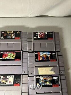 Lot 13 Jeux Nintendo SNES Testés et Fonctionnels