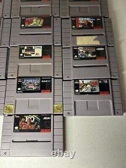 Lot 13 Jeux Nintendo SNES Testés et Fonctionnels