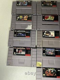 Lot 13 Jeux Nintendo SNES Testés et Fonctionnels