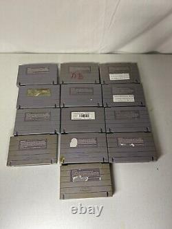 Lot 13 Jeux Nintendo SNES Testés et Fonctionnels