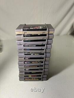 Lot 13 Jeux Nintendo SNES Testés et Fonctionnels