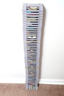 Lot De 54 Jeux Super Nintendo (snes) Chrono Trigger, Mega Man X3 Et Plus