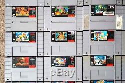 Lot De 54 Jeux Super Nintendo (snes) Chrono Trigger, Mega Man X3 Et Plus