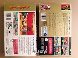 Lot Street Fighter II 2 Snes Super Nintendo Pal Très Bon + / Nm Cib