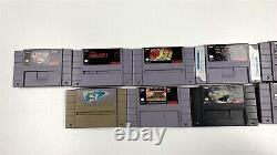 Lot de 76 jeux Super Nintendo SNES fonctionnant - Voir les images