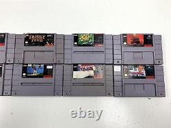 Lot de 76 jeux Super Nintendo SNES fonctionnant - Voir les images