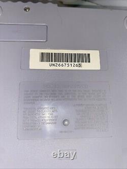 Lot de console Super Nintendo SNES avec 1 manette et 3 jeux testés