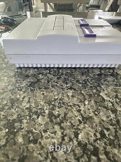 Lot de console de système Super Nintendo SNES testé et fonctionnel avec 7 jeux SNS-001 Mario