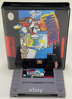 Lot de console système Super Nintendo SNES avec 2 manettes, 10 jeux, Game Genie CIB