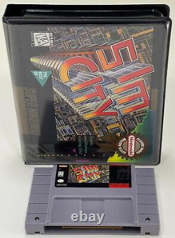 Lot de console système Super Nintendo SNES avec 2 manettes, 10 jeux, Game Genie CIB