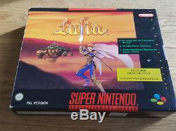 Lufia Big Box Pour Snes Super Nintendo Ovp + Spieleberater