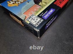 Lune des moissons Natsume Authentique Super Nintendo SNES en condition EXMT COMPLET avec boîte
