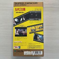 Lupin Le Troisième Jeu Vidéo Super Famicom Sfc Snes Epoch Nintendo De Jp F/s