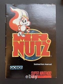 M. Nutz (super Nintendo, Snes) Authentique Avec Boîte Et Manuel, Complet, Cib