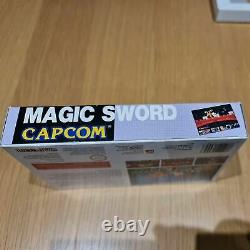 Magic Sword Super Nintendo Snes Pal Jeu Boxed Complete Avec Manuel Gratuit P&p