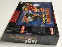 Magical Quest Avec Mickey Mouse Super Nintendo Snes Marque Nouvelle Usine Scellée