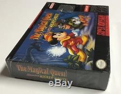 Magical Quest Avec Mickey Mouse Super Nintendo Snes Marque Nouvelle Usine Scellée