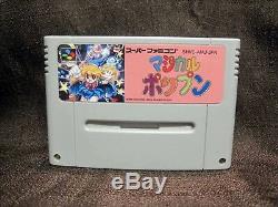 Magique Pop'n Snes Jeu Vidéo Nintendo Super Famicom Sfc Japon Bonne