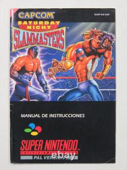 Maître de la baston du samedi soir Super Nintendo (SNES) Pal-esp Complet en bon état