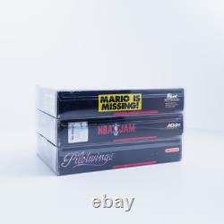 Mario est manquant, NBA Jam, Pilotwings Super Nintendo SNES Pack de jeux BEAU