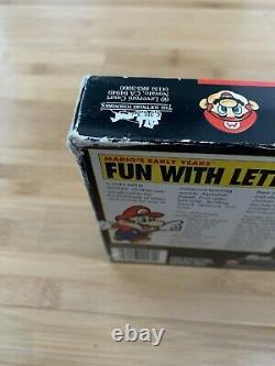 Mario's Early Years Fun With Letters Super Nintendo Snes Complete In Box Cib