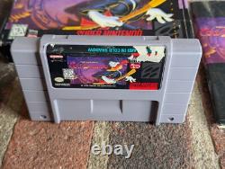 Maui Mallard dans le froid de l'ombre Super Nintendo SNES Complet CIB Testé et Fonctionnel