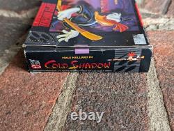 Maui Mallard dans le froid de l'ombre Super Nintendo SNES Complet CIB Testé et Fonctionnel