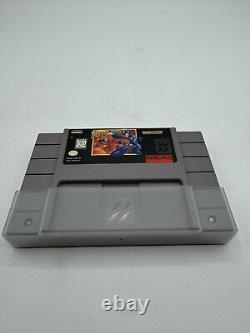 Mega Man 7 Cartouche Super Nintendo SNES Seulement Nettoyée Authentique Testée