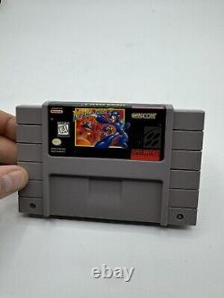 Mega Man 7 Cartouche Super Nintendo SNES Seulement Nettoyée Authentique Testée