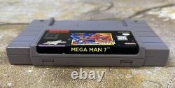 Mega Man 7 Super Nintendo Entertainment System SNES CART SEULEMENT, BON ÉTAT