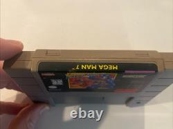 Mega Man 7 Super Nintendo SNES Authentique Testé Fonctionnel