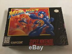 Mega Man 7 Super Nintendo Snes Cib Complet À 100% Sans Être Joué