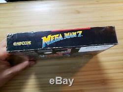 Mega Man 7 VII (super Nintendo 1995) Snes Cart & Box. Jeu Rare! Authentique