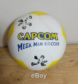 Méga Man Football Snes Super Nintendo Promo Promotionnel Balle Employé Affichage Vtg
