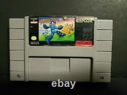 Mega Man Soccer (super Nintendo, 1994) Snes Complete Worn Fair
