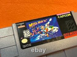 Mega Man X2 Megaman Super Nintendo SNES Jeu Original Authentique Testé et Fonctionnel