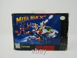 Mega Man X2 Super Nintendo Complet En Boîte Capcom Snes