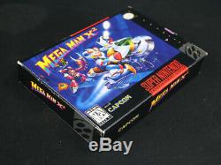 Mega Man X2 Super Nintendo Snes Cib 1er Complet Imprimer Le Japon Vg + / Ex Général