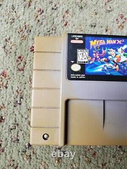 Mega Man X2 Super Nintendo Snes Jeu Authentique Jaune