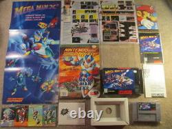 Mega Man X2 (super Nintendo Snes) Complet Cib Avec Magazine + Affiche + Cartes